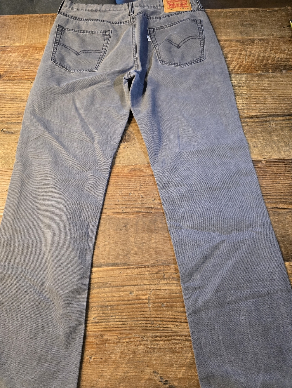 Levi's Straight Leg Jeans in Gray 514